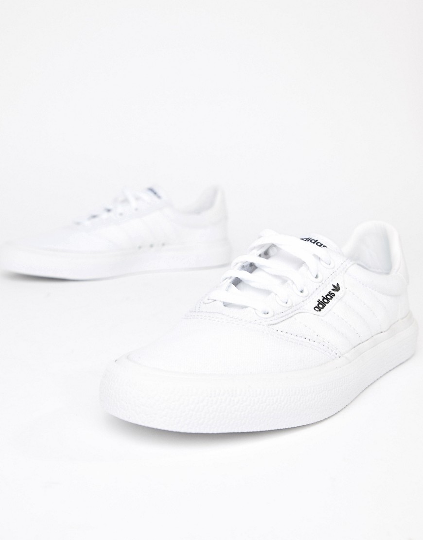 Adidas Skateboarding 3mc Vulc Sneakers In White