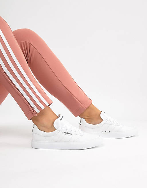 adidas Skateboarding 3MC Vulc sneakers white | ASOS