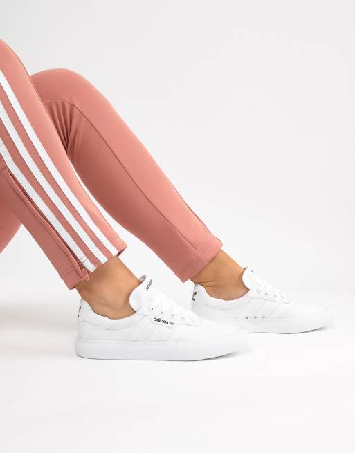 adidas Skateboarding 3MC Vulc sneakers in white