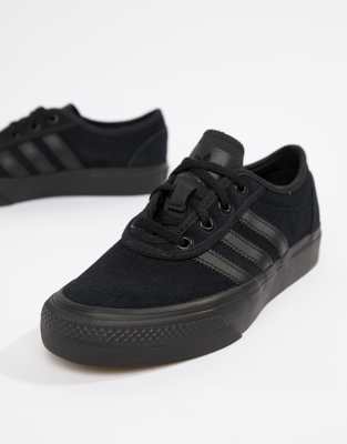 adi ease triple black suede