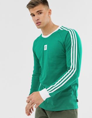 adidas Skateboarding - Cali - T-shirt met lange mouwen in groen