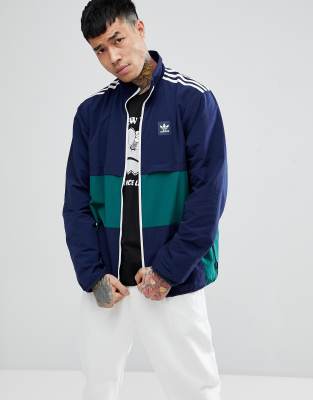 adidas skateboarding full zip track jacket