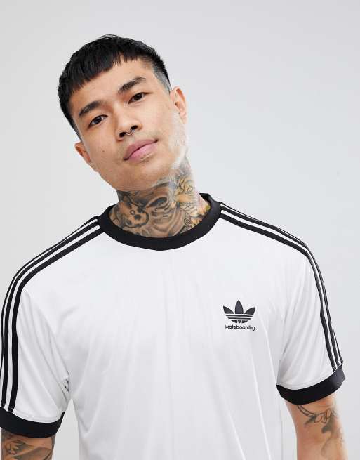 adidas Skateboarding Clima Club Jersey In White CF5797 ASOS