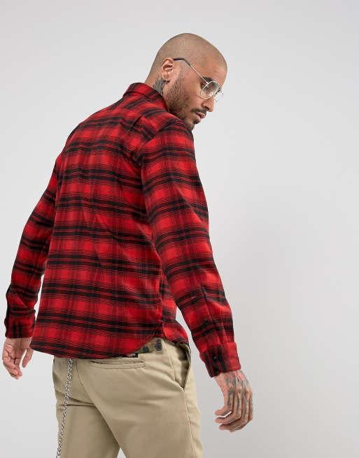 Adidas best sale flannel shirt