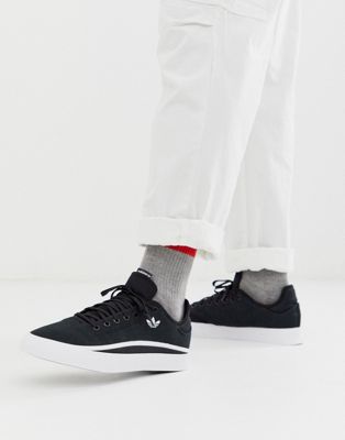 adidas originals sabalo sneakers in black and white