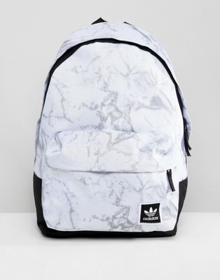Adidas Skateboarding - Zaino bianco con stampa marmo DH2570 | ASOS