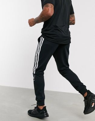 skinny black adidas joggers