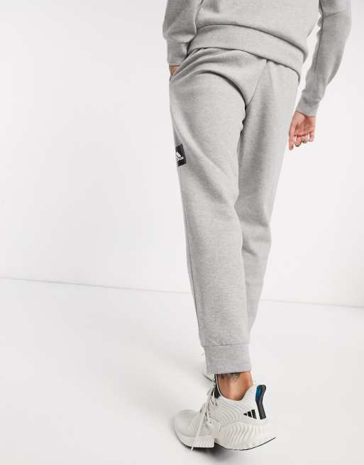 Grey adidas best sale joggers skinny