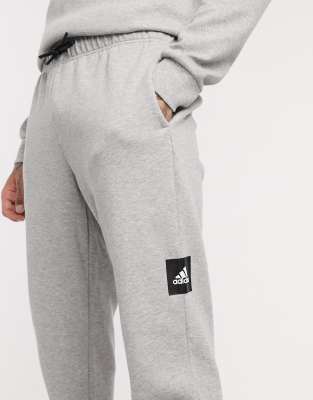 skinny grey adidas joggers
