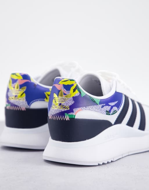 adidas SL Andridge Sneakers bianche e rosa ASOS