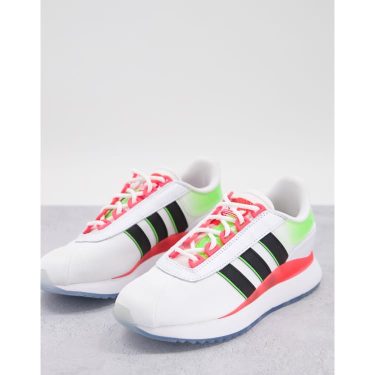 adidas SL Andridge trainers in white and black ASOS