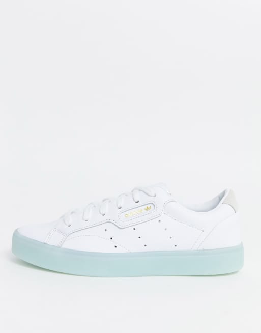 adidas Sleek trainer in white, 4 of 4