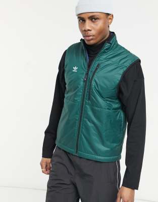 adidas green vest