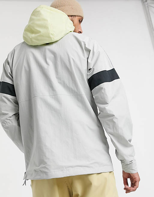 Adidas Snowboarding snowbreaker jacket in cream
