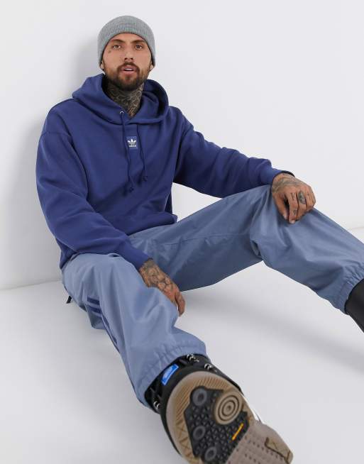 Adidas Snowboarding Team – Niebieska bluza z kapturem w stylu snowboardingowym, 4 z 4