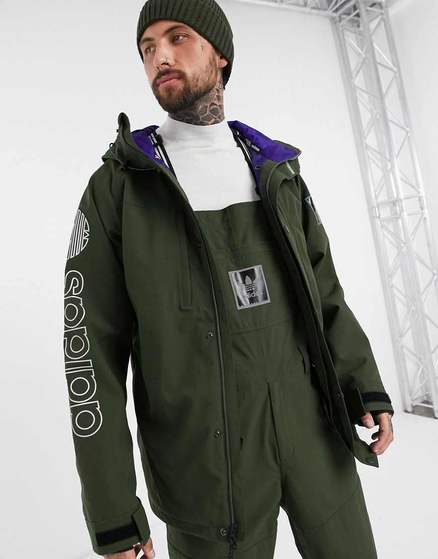 Adidas Snowboarding Utility jacket in green
