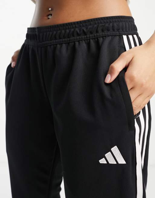 Adidas half stripe joggers sale