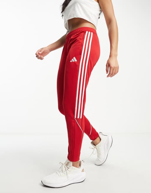 Red cheap adida joggers