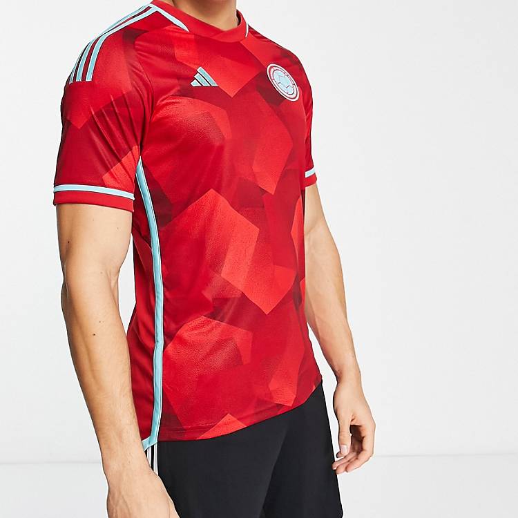 Likeur overal Zakenman adidas Soccer Colombia World Cup'22 away shirt in red | ASOS