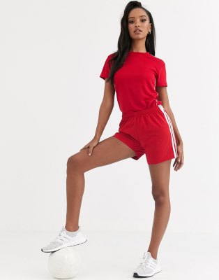 adidas Soccer condivo shorts in red | ASOS