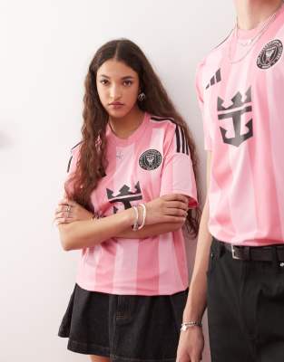 Adidas Originals Adidas Soccer Inter Miami 2025 Home Jersey In Pink