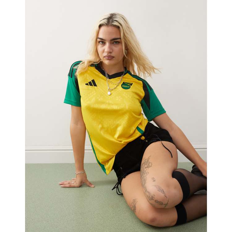 adidas Soccer Jamaica 2024/2025 unisex home jersey in yellow | ASOS