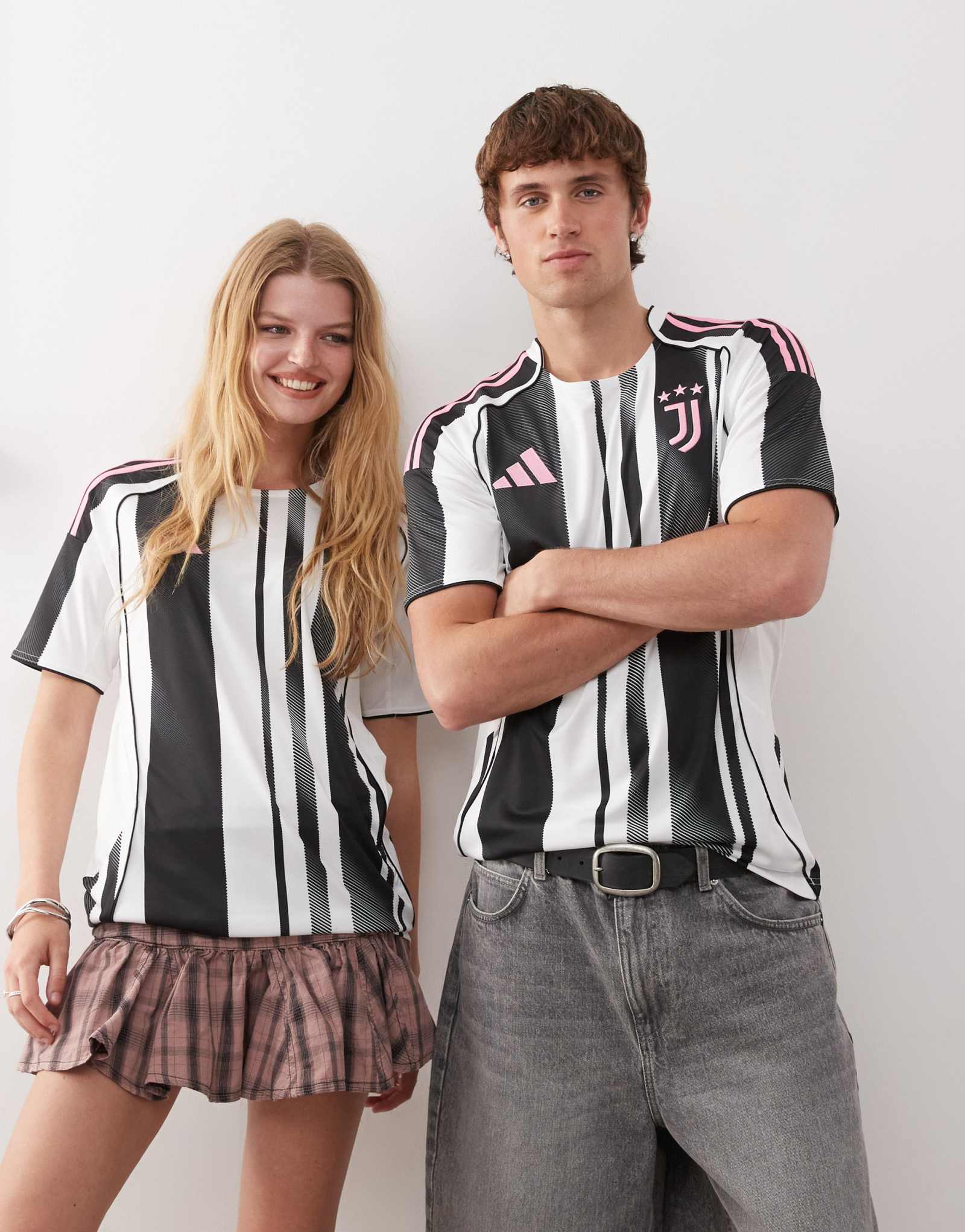 футболка adidas soccer Juventus белого и черного цветов