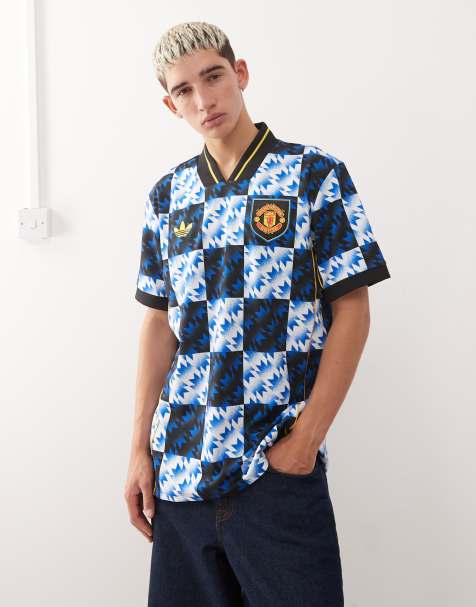 adidas Soccer Manchester United jersey in blue - view 1