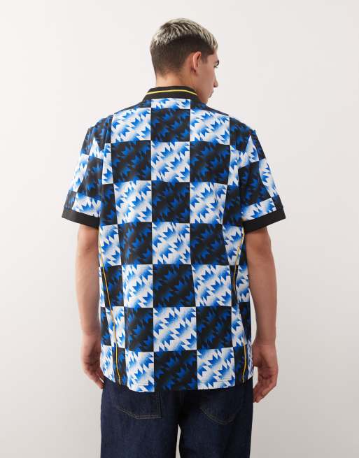 adidas Soccer Manchester United jersey in blue, 3 of 5