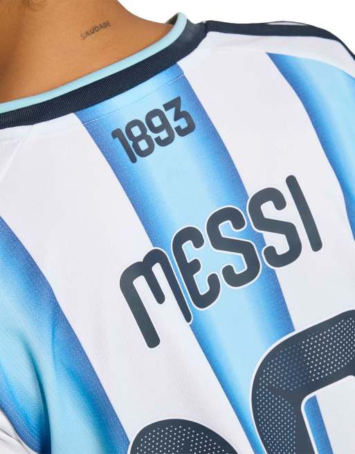 adidas Soccer Messi jersey in white, 4 of 4
