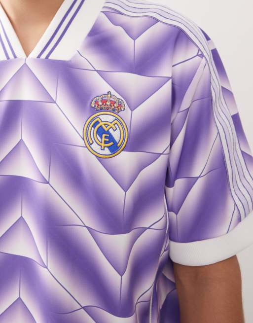 adidas Soccer Real Madrid jersey in purple | ASOS