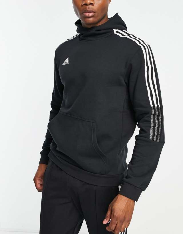 adidas Soccer Tiro 21 hoodie in black