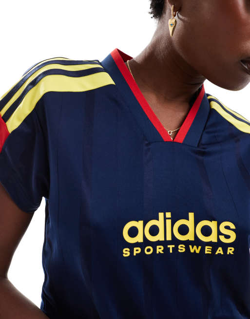 Adidas t shirt navy blue online