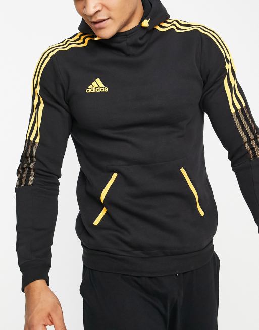 Black and gold adidas sweatshirt hot sale