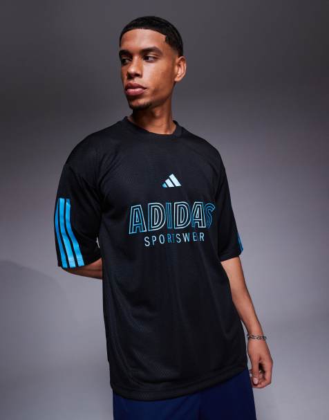 adidas Football Tiro jersey in black