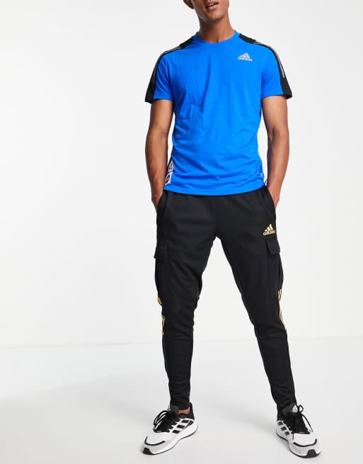 Adidas soccer best sale pants half stripe