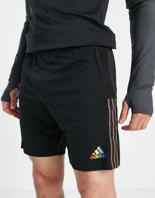 Rainbow store adidas shorts