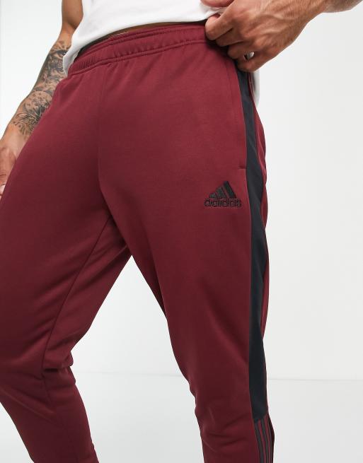 Adidas maroon sweatpants sale