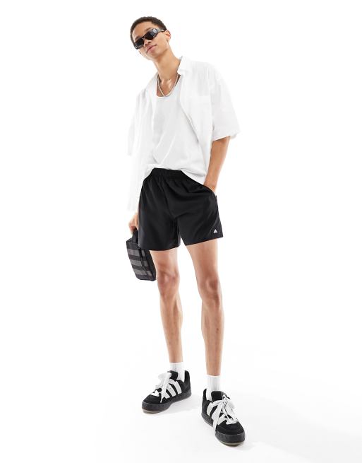 adidas – Solid CLX – Svarta korta badshorts
