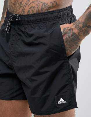 adidas swim shorts black