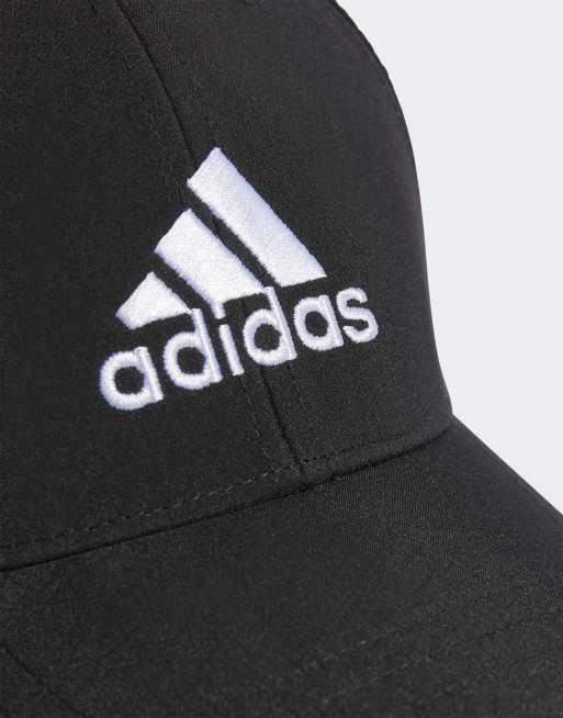 adidas - Sort/hvid baseballkasket i let stof med broderet logo, 2 af 3