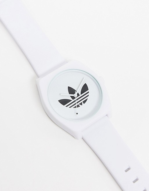 adidas SP1 Process silicone watch in white