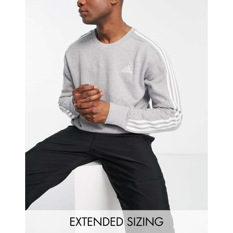 Adidas hotsell pullover grey