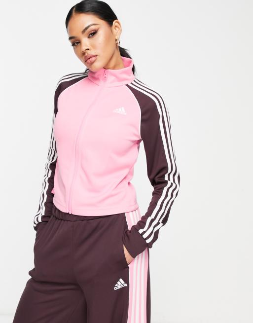 adidas Sportkleding Teamsport Trainingspak in roze