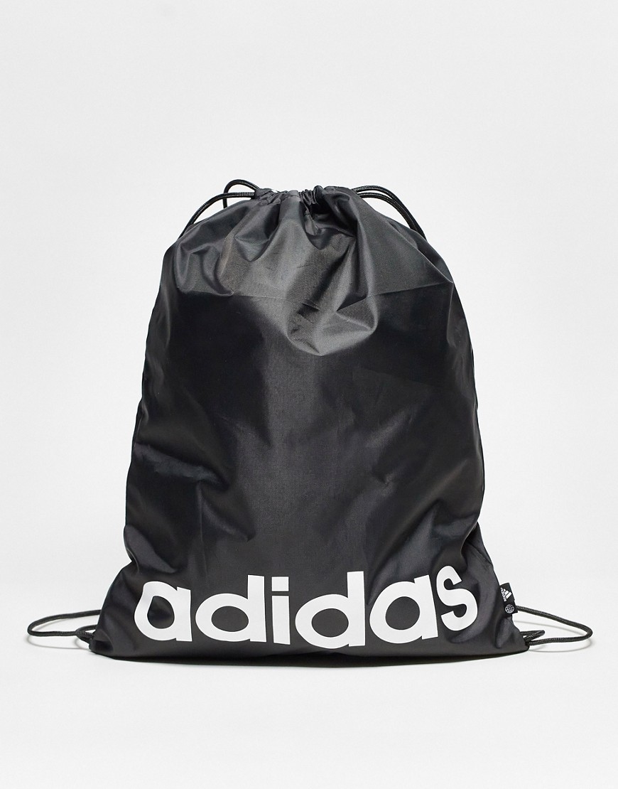 adidas Sports Style drawstring gym bag-Black