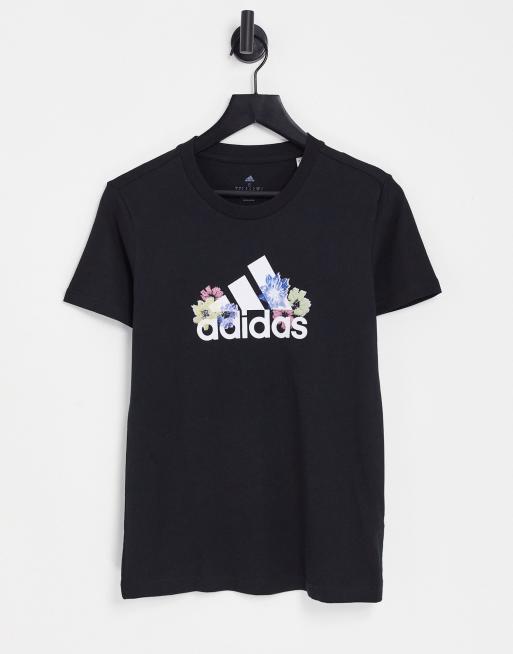 adidas flower t shirt