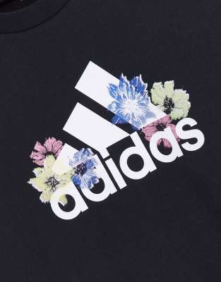 adidas floral logo