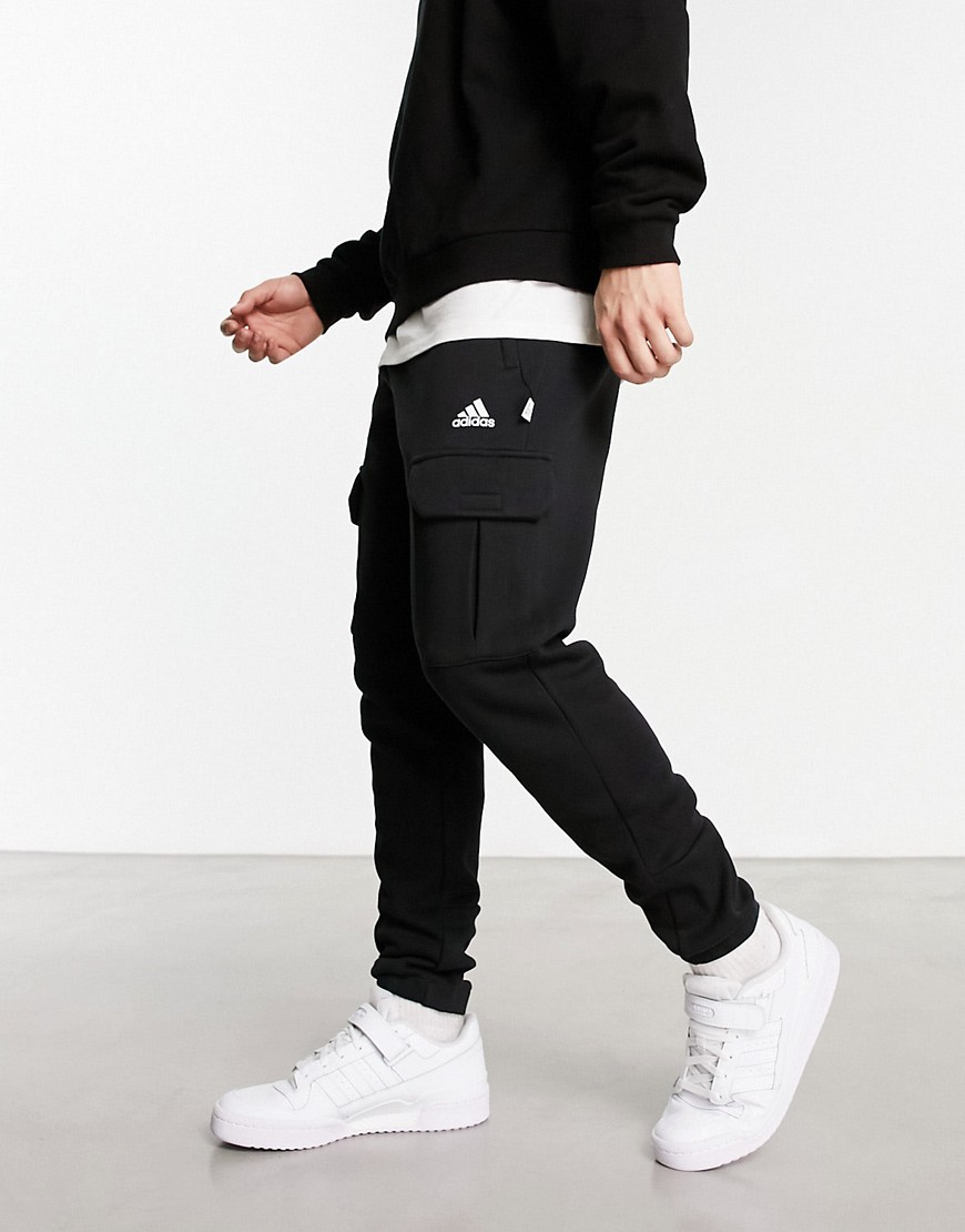 adidas Sportstyle Future Icons cargo pants in black