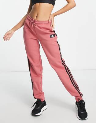 adidas Sportstyle Future Icons sweatpants in pink-Red