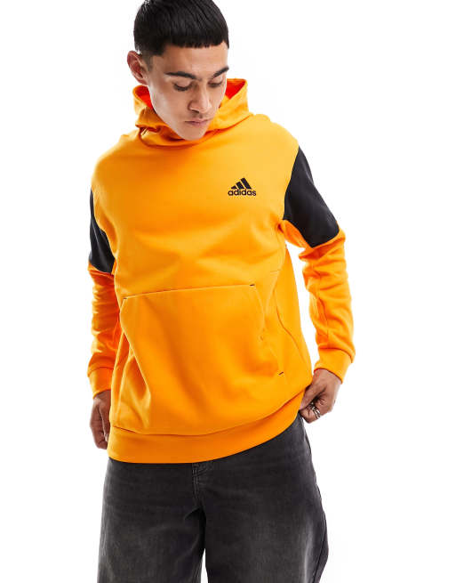 adidas Sportstyle Gameday Ready hoodie in orange ASOS